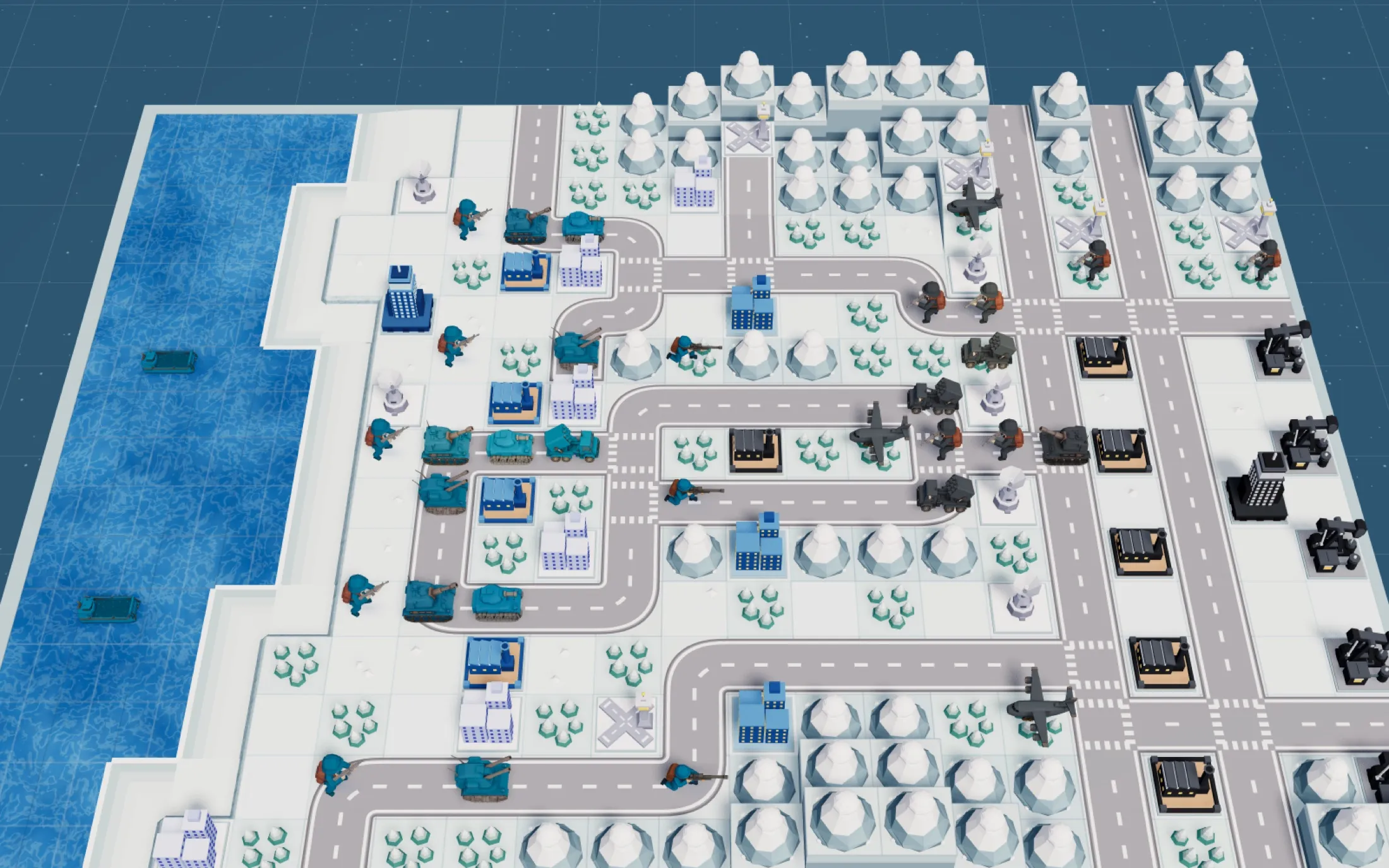 Low Sun campaign M11, Nothing Left: Snowfields, frozen forests and a coast to hold.