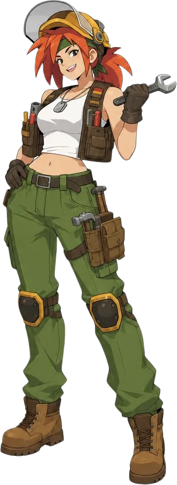 Sofia Reyes, full-body character art